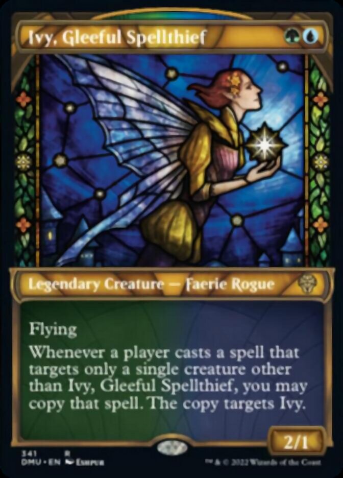 Ivy, Gleeful Spellthief (Showcase Textured) [Dominaria United] | Gate City Games LLC