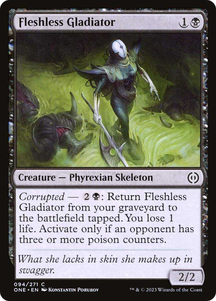 Fleshless Gladiator [Phyrexia: All Will Be One] | Gate City Games LLC