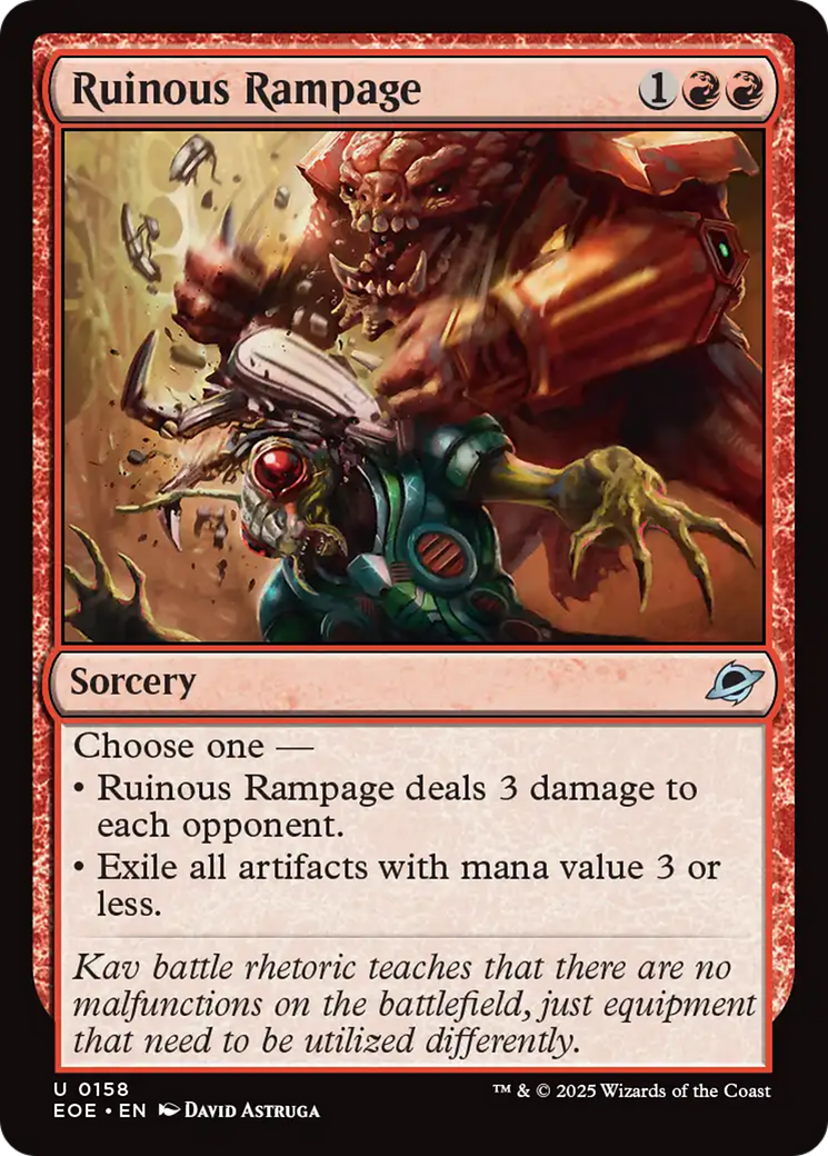 Ruinous Rampage [Edge of Eternities] | Gate City Games LLC