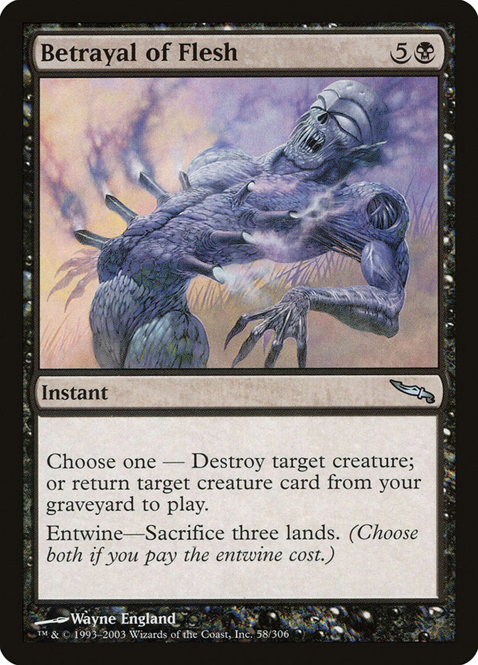 Betrayal of Flesh [Mirrodin] | Gate City Games LLC