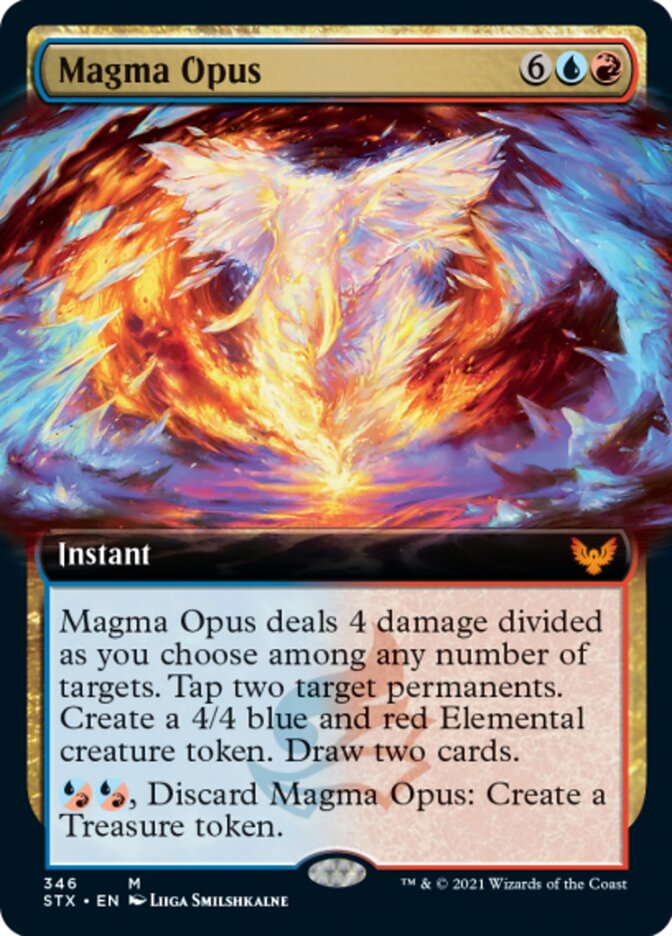 Magma Opus (Extended Art) [Strixhaven: School of Mages] | Gate City Games LLC