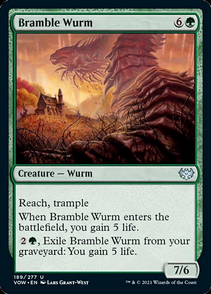 Bramble Wurm [Innistrad: Crimson Vow] | Gate City Games LLC