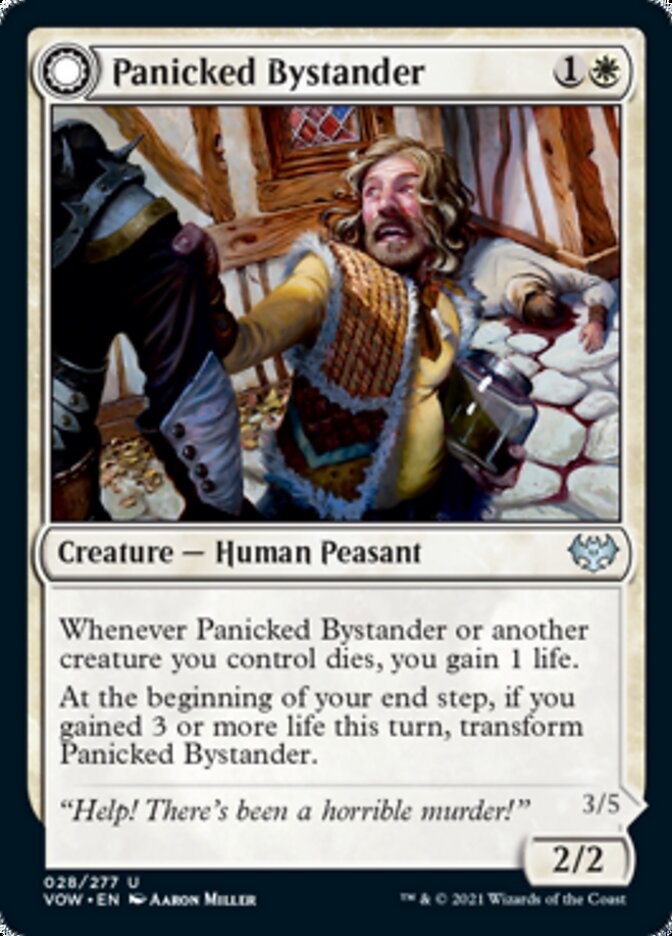 Panicked Bystander // Cackling Culprit [Innistrad: Crimson Vow] | Gate City Games LLC