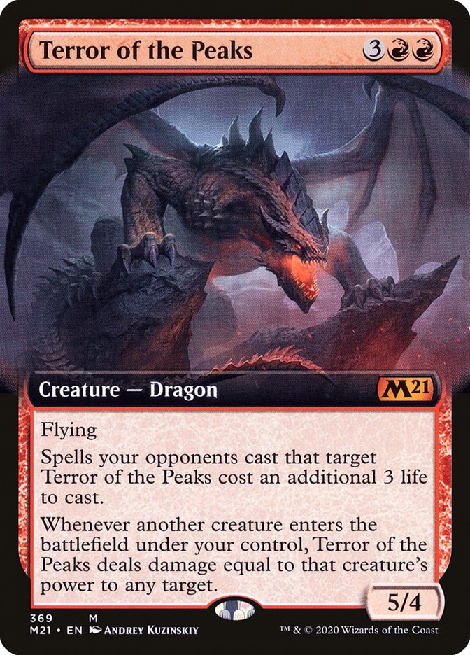 Terror of the Peaks (Extended Art) [Core Set 2021] | Gate City Games LLC