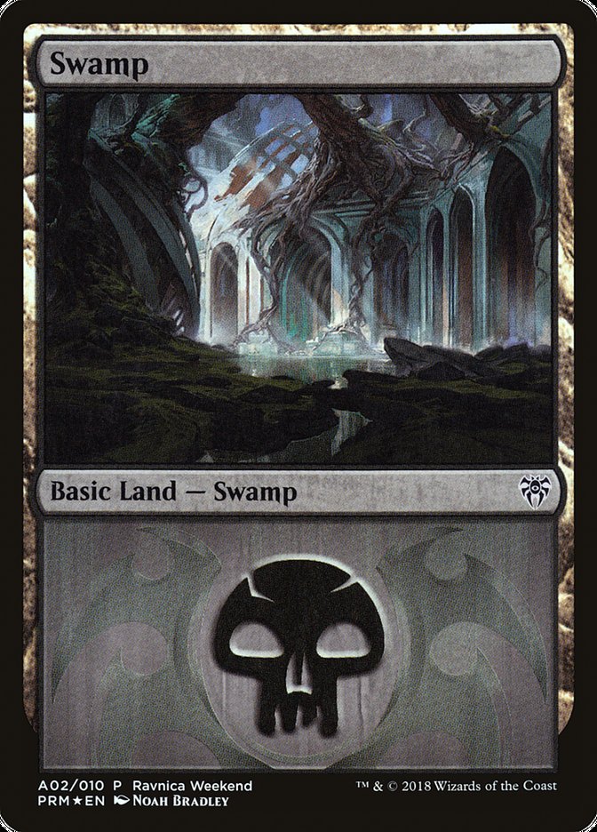 Swamp (A02) [Ravnica Allegiance Ravnica Weekend] | Gate City Games LLC