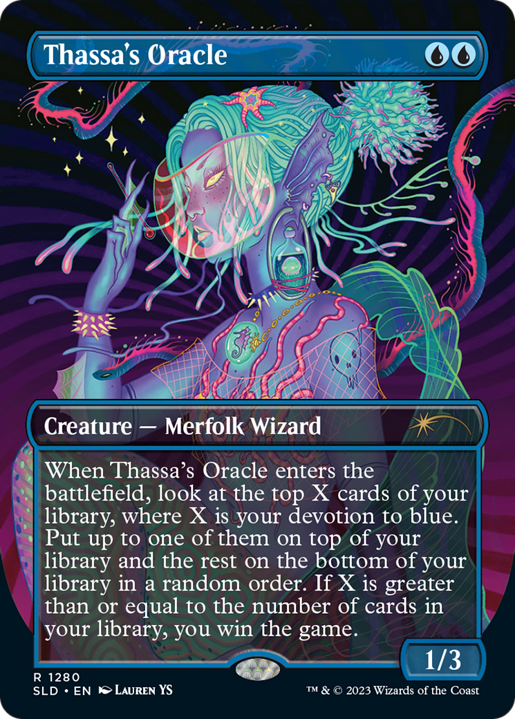 Thassa's Oracle (Borderless) [Secret Lair Drop Series] | Gate City Games LLC