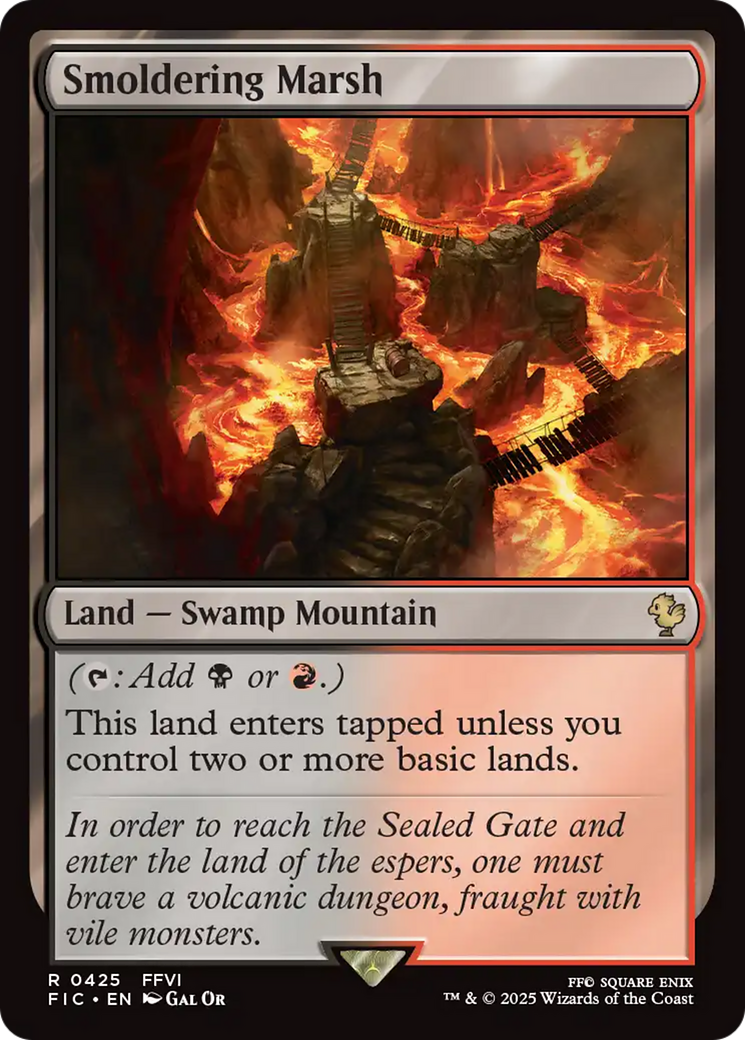 Smoldering Marsh [FINAL FANTASY Commander] | Gate City Games LLC