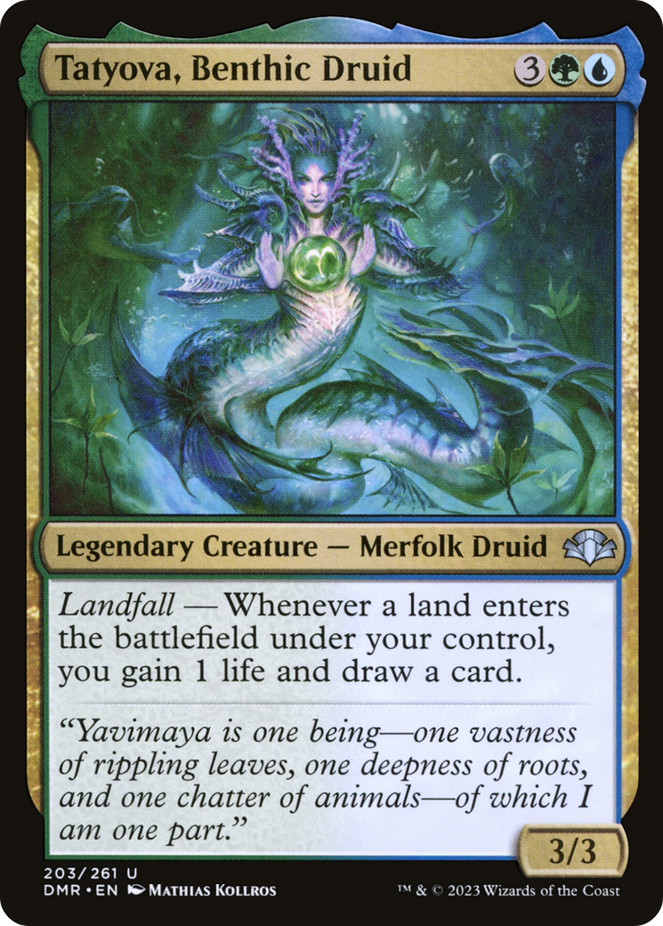 Tatyova, Benthic Druid [Dominaria Remastered] | Gate City Games LLC