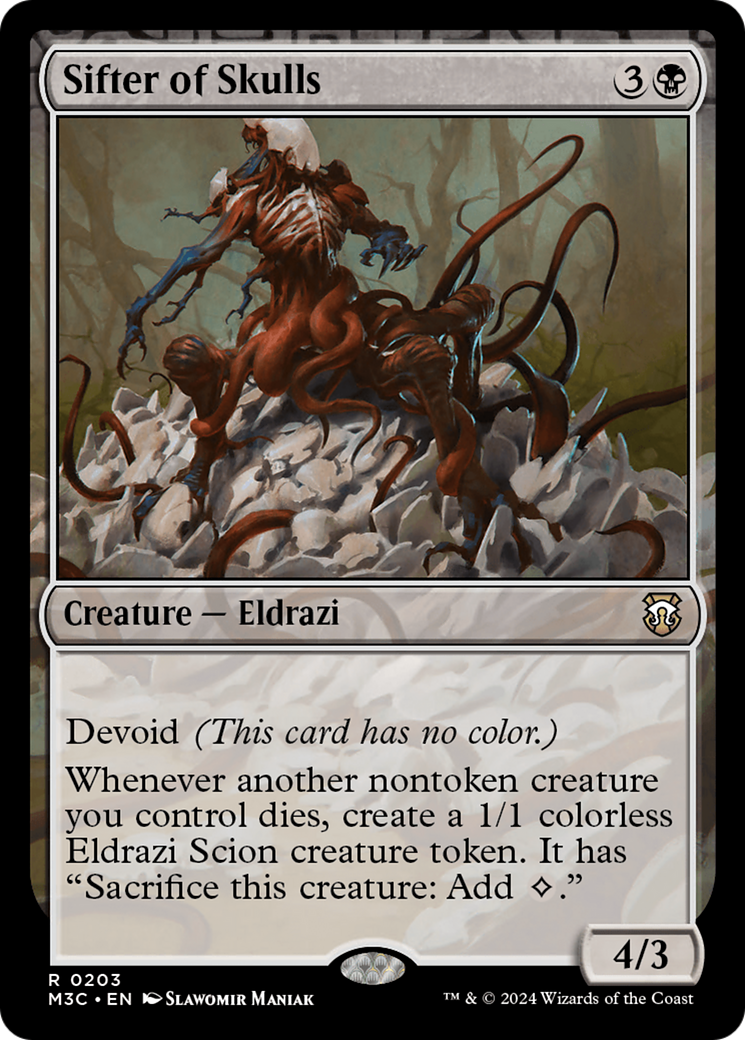 Sifter of Skulls (Ripple Foil) [Modern Horizons 3 Commander] | Gate City Games LLC