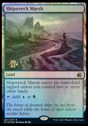 Shipwreck Marsh [Innistrad: Midnight Hunt Prerelease Promos] | Gate City Games LLC