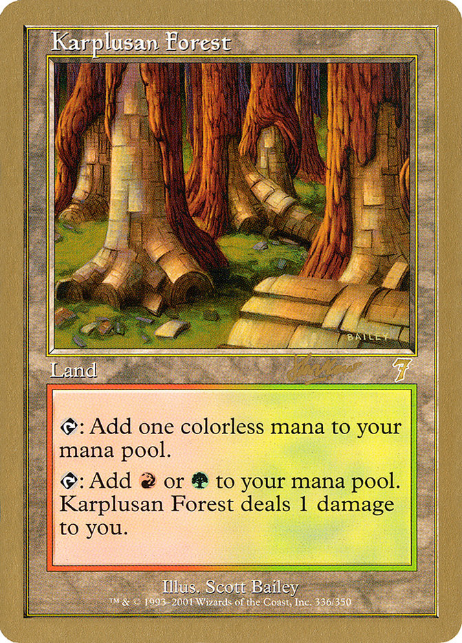Karplusan Forest (Sim Han How) [World Championship Decks 2002] | Gate City Games LLC