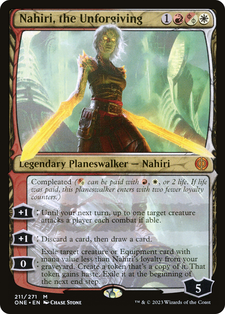 Nahiri, the Unforgiving [Phyrexia: All Will Be One] | Gate City Games LLC