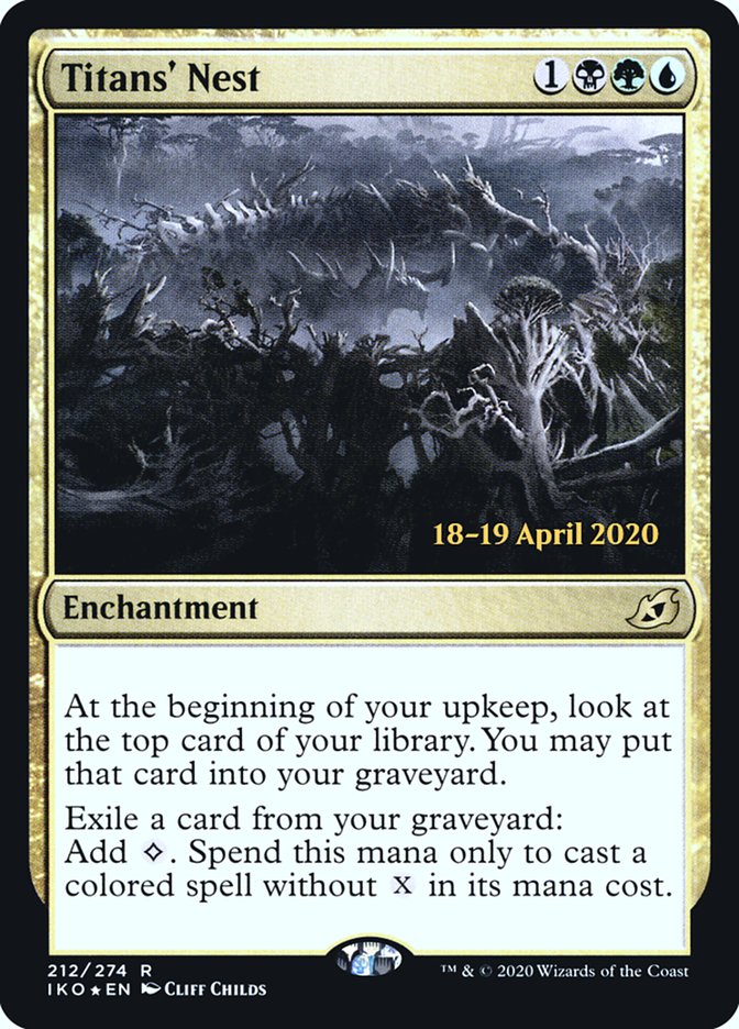 Titans' Nest [Ikoria: Lair of Behemoths Prerelease Promos] | Gate City Games LLC