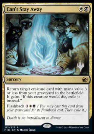 Can't Stay Away (Promo Pack) [Innistrad: Midnight Hunt Promos] | Gate City Games LLC
