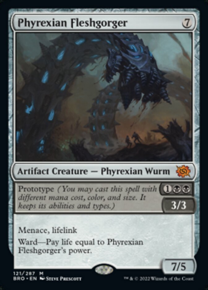 Phyrexian Fleshgorger (Promo Pack) [The Brothers' War Promos] | Gate City Games LLC