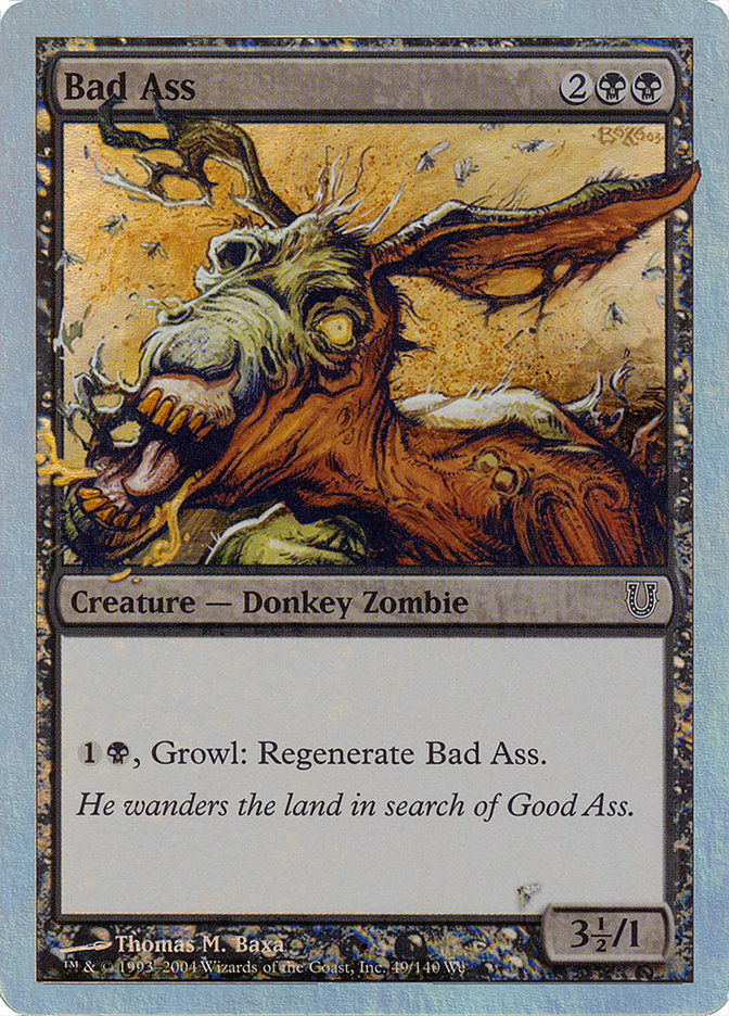 Bad Ass (Alternate Foil) [Unhinged] | Gate City Games LLC