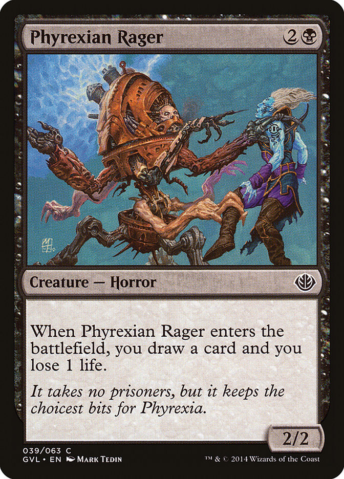 Phyrexian Rager (Garruk vs. Liliana) [Duel Decks Anthology] | Gate City Games LLC