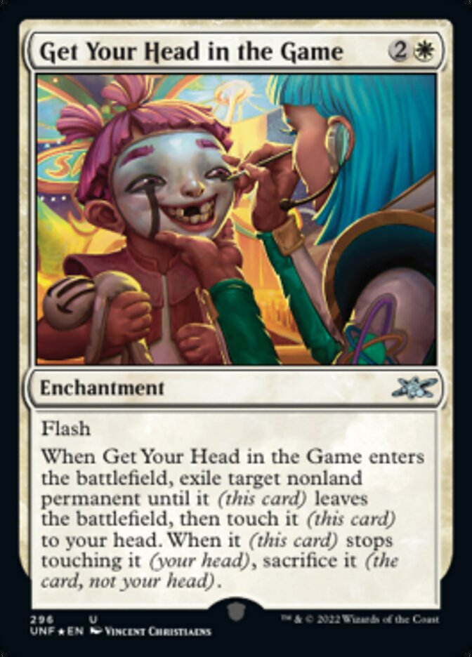 Get Your Head in the Game (Galaxy Foil) [Unfinity] | Gate City Games LLC