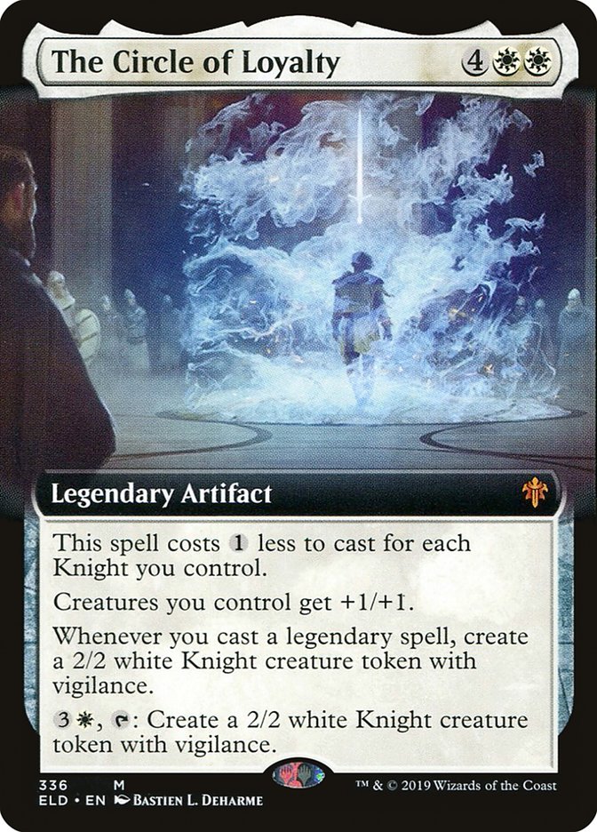 The Circle of Loyalty (Extended Art) [Throne of Eldraine] | Gate City Games LLC