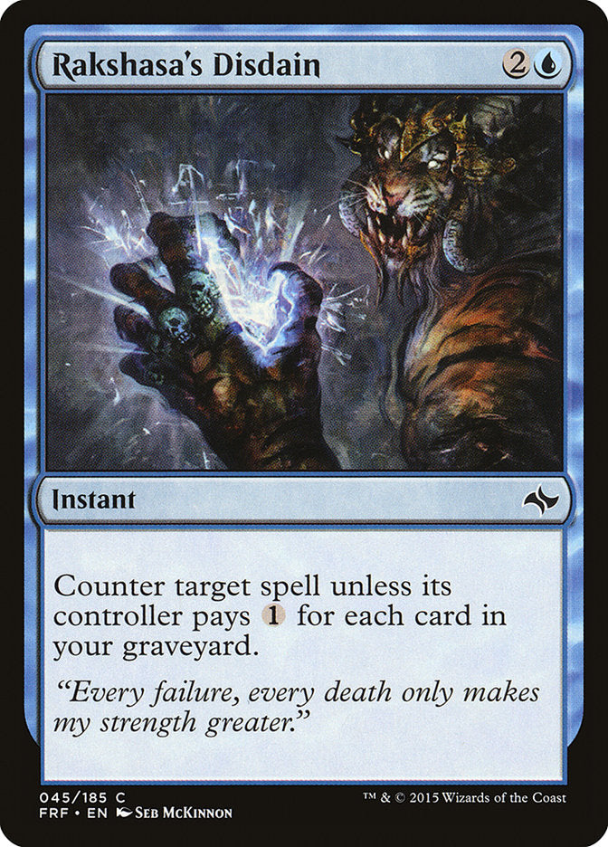 Rakshasa's Disdain [Fate Reforged] | Gate City Games LLC