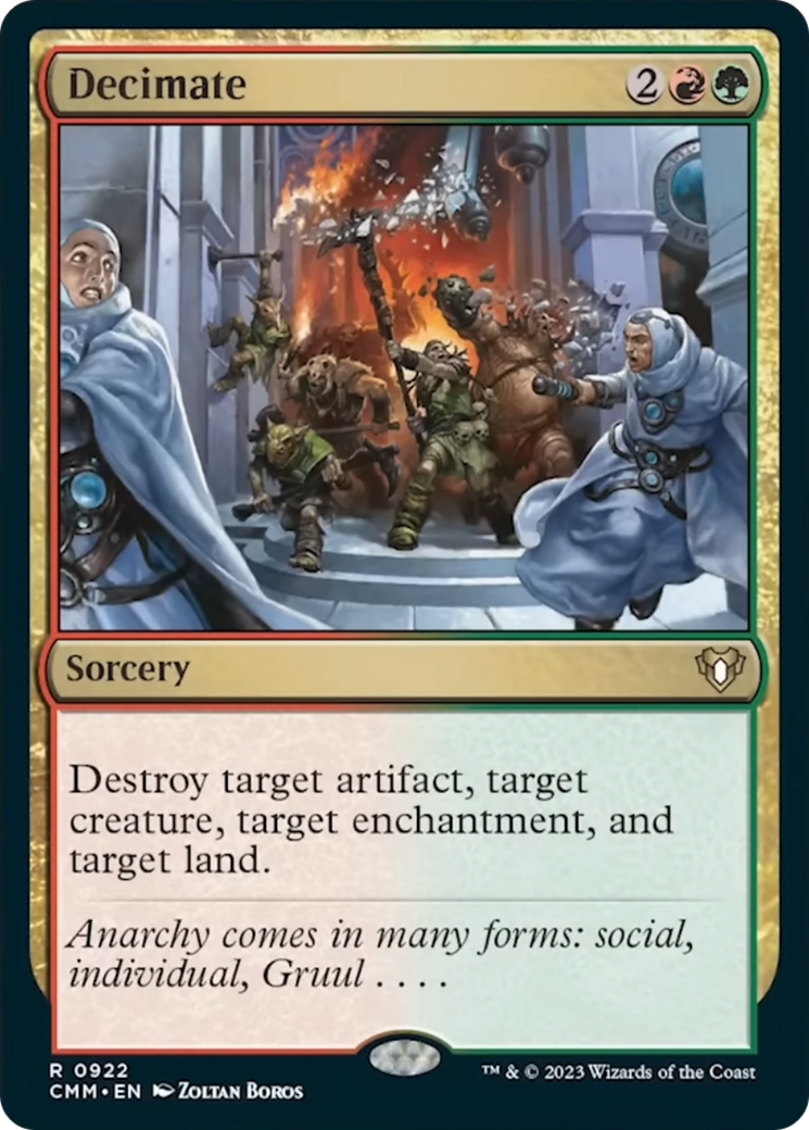 Decimate [Commander Masters] | Gate City Games LLC