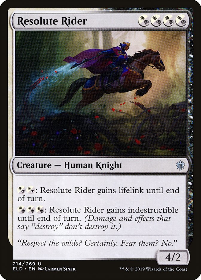 Resolute Rider [Throne of Eldraine] | Gate City Games LLC