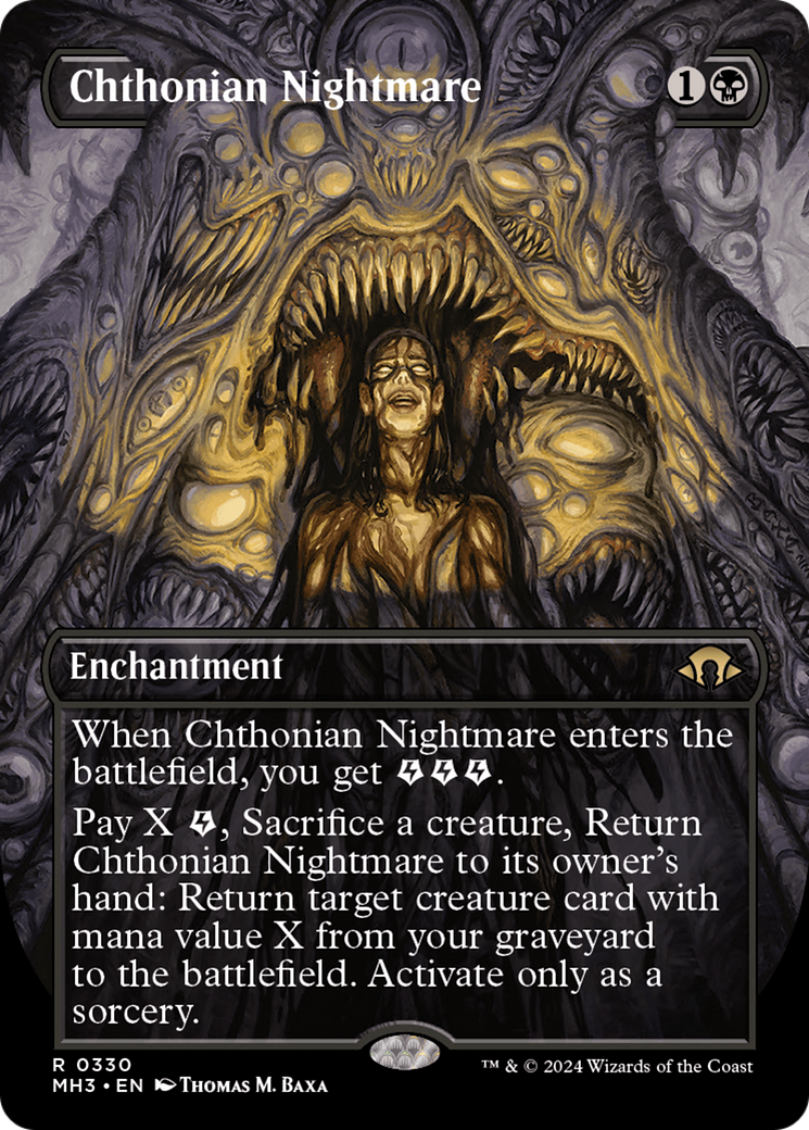 Chthonian Nightmare (Borderless) [Modern Horizons 3] | Gate City Games LLC