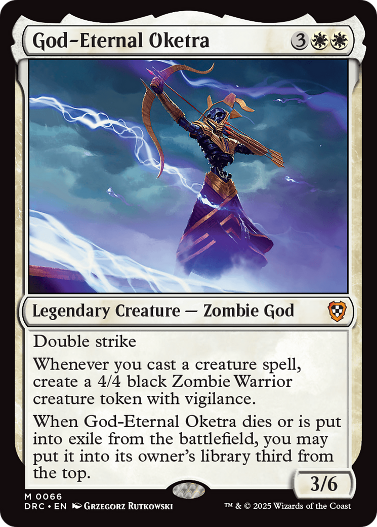 God-Eternal Oketra [Aetherdrift Commander] | Gate City Games LLC