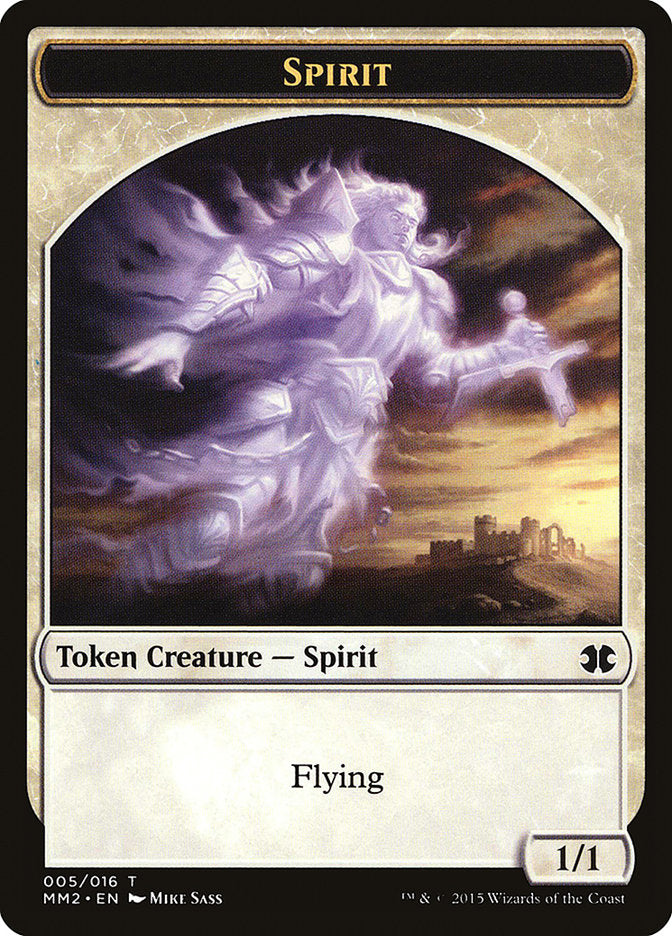 Spirit Token [Modern Masters 2015 Tokens] | Gate City Games LLC