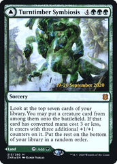 Turntimber Symbiosis // Turntimber, Serpentine Wood [Zendikar Rising Prerelease Promos] | Gate City Games LLC