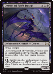 Demon of Fate's Design [Duskmourn: House of Horror Commander] | Gate City Games LLC