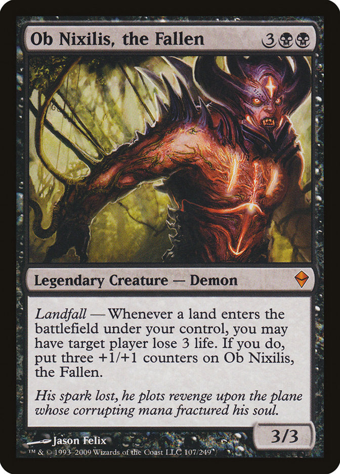Ob Nixilis, the Fallen [Zendikar] | Gate City Games LLC