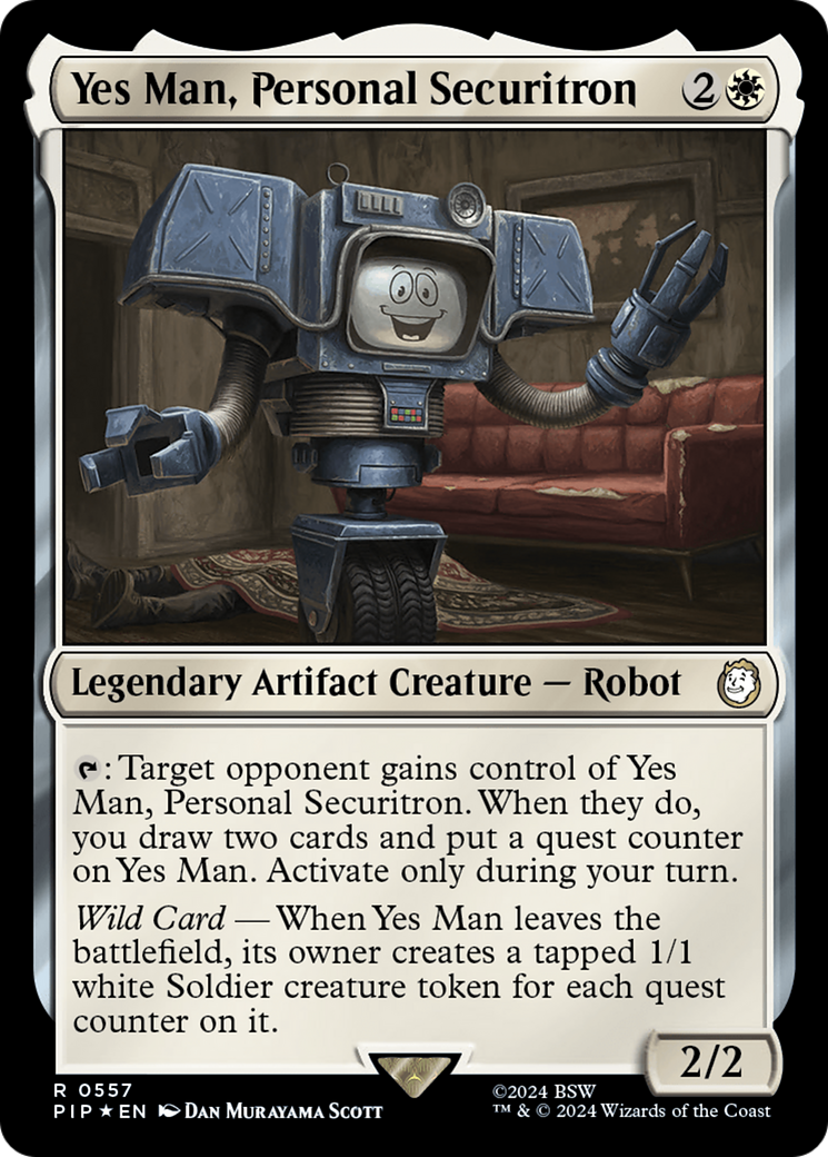 Yes Man, Personal Securitron (Surge Foil) [Fallout] | Gate City Games LLC