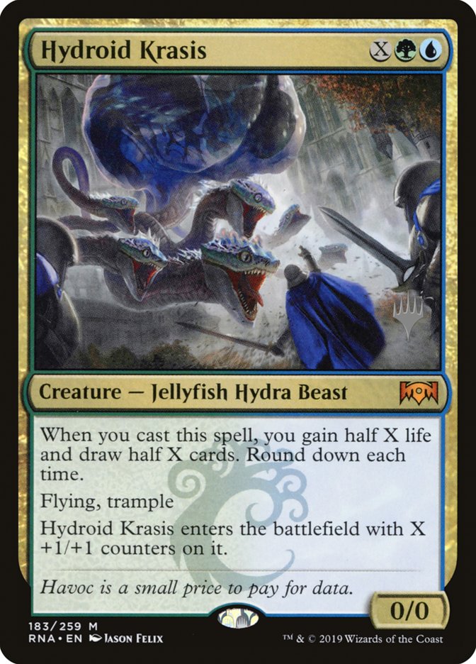 Hydroid Krasis (Promo Pack) [Ravnica Allegiance Promos] | Gate City Games LLC