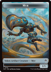 Gingerbrute // Myr Double-Sided Token [Reality Fracture Commander Tokens] | Gate City Games LLC