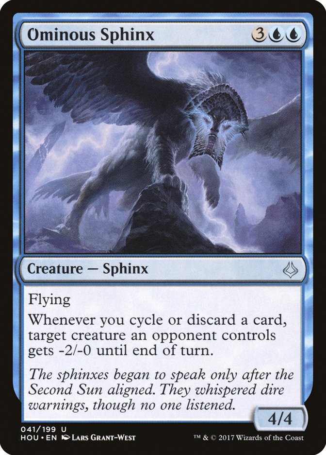 Ominous Sphinx [Hour of Devastation] | Gate City Games LLC