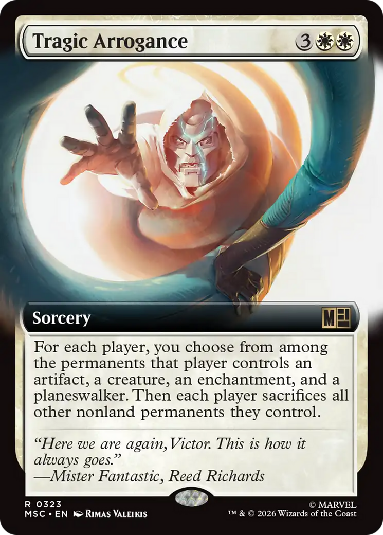 Tragic Arrogance (Extended Art) [Marvel Super Heroes Commander] | Gate City Games LLC