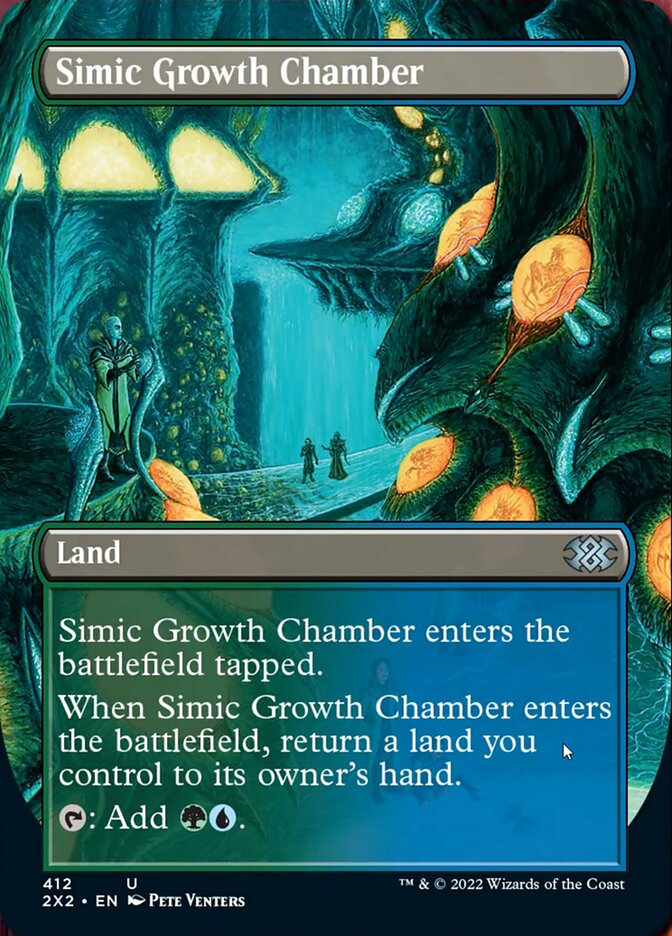 Simic Growth Chamber (Borderless Alternate Art) [Double Masters 2022] | Gate City Games LLC