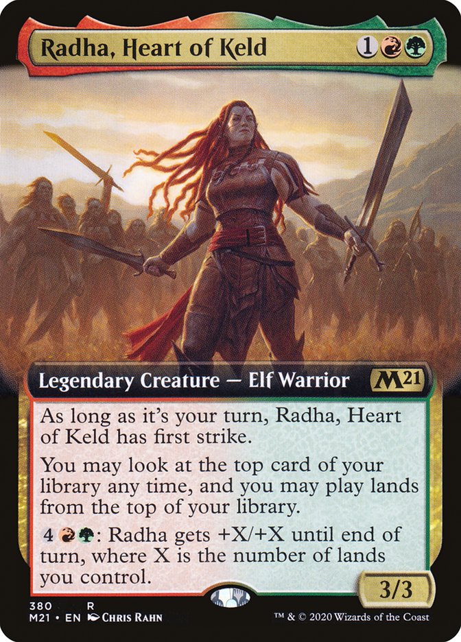 Radha, Heart of Keld (Extended Art) [Core Set 2021] | Gate City Games LLC
