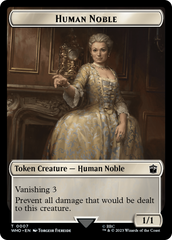 Human Noble // Mark of the Rani Double-Sided Token [Doctor Who Tokens] | Gate City Games LLC