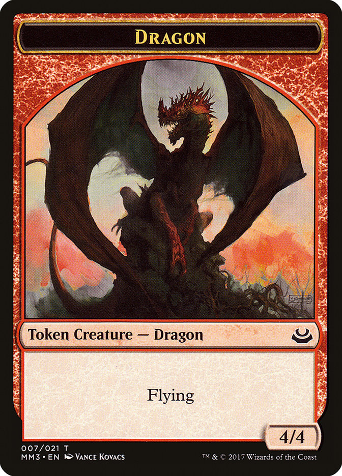 Dragon Token [Modern Masters 2017 Tokens] | Gate City Games LLC