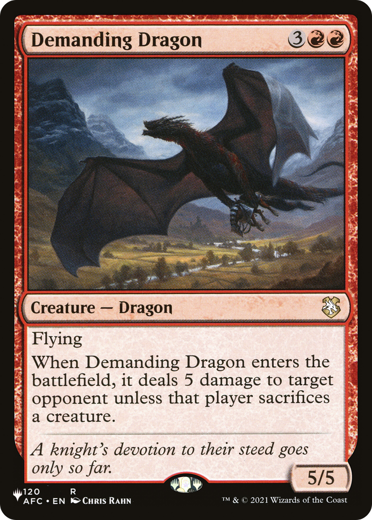 Demanding Dragon [The List] | Gate City Games LLC