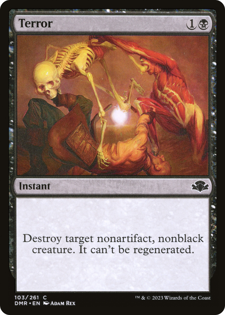 Terror [Dominaria Remastered] | Gate City Games LLC