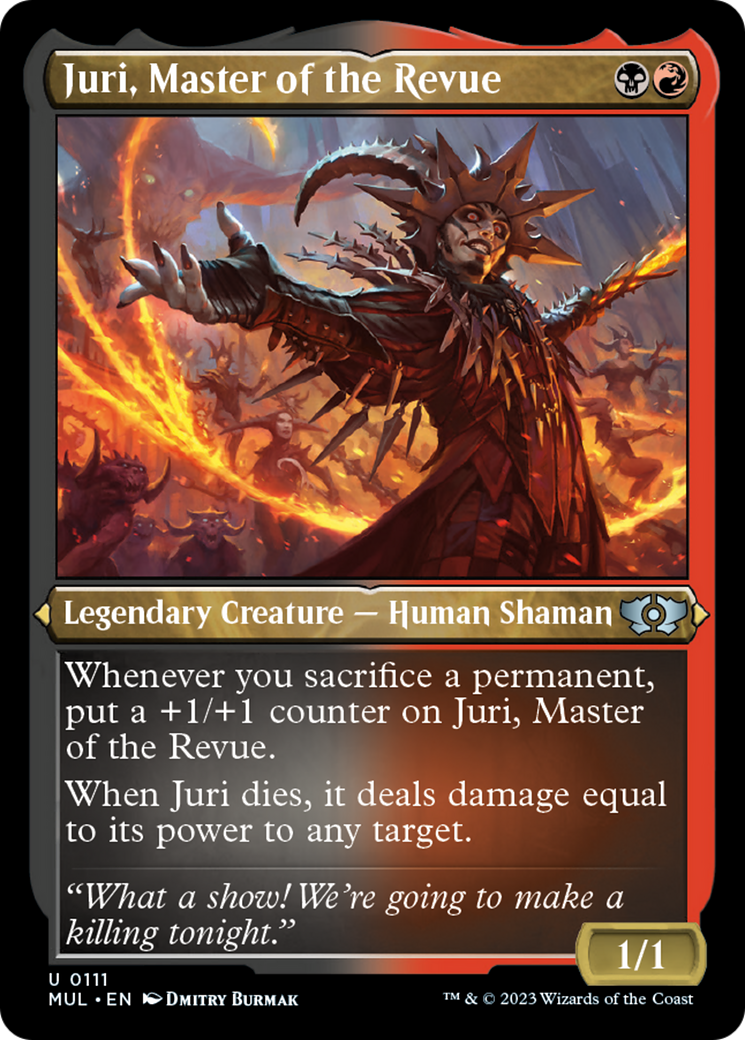 Juri, Master of the Revue (Foil Etched) [Multiverse Legends] | Gate City Games LLC