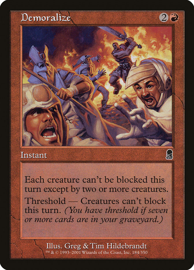Demoralize [Odyssey] | Gate City Games LLC