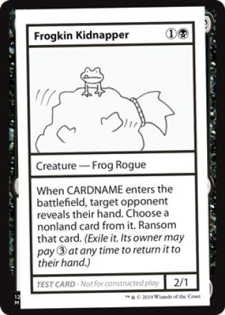 Frogkin Kidnapper (2021 Edition) [Mystery Booster Playtest Cards] | Gate City Games LLC