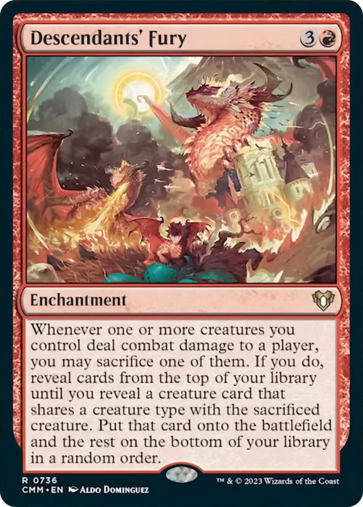 Descendants' Fury [Commander Masters] | Gate City Games LLC