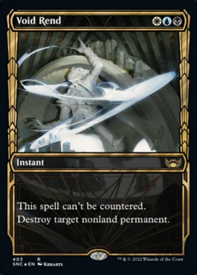 Void Rend (Showcase Golden Age Gilded Foil) [Streets of New Capenna] | Gate City Games LLC