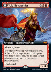 Volatile Arsonist // Dire-Strain Anarchist (Extended Art) [Innistrad: Crimson Vow] | Gate City Games LLC