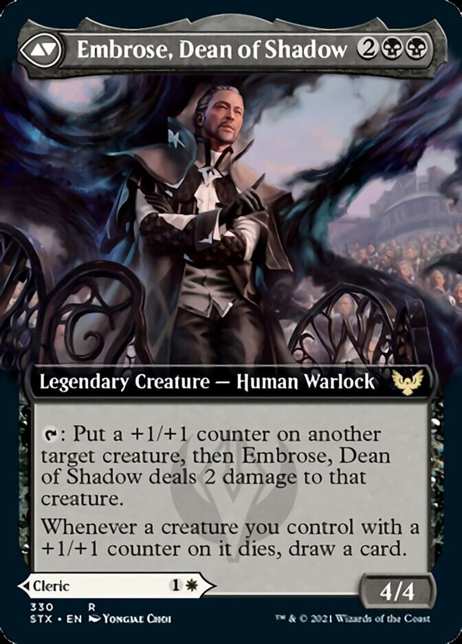 Shaile, Dean of Radiance // Embrose, Dean of Shadow (Extended Art) [Strixhaven: School of Mages] | Gate City Games LLC